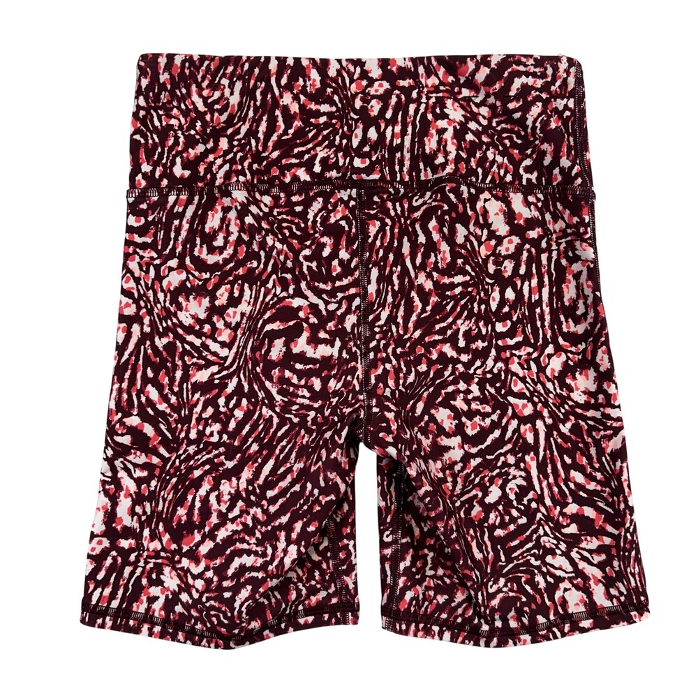 Under Armour Shorts Womens Size Medium Red HeatGear Compression 6.5
